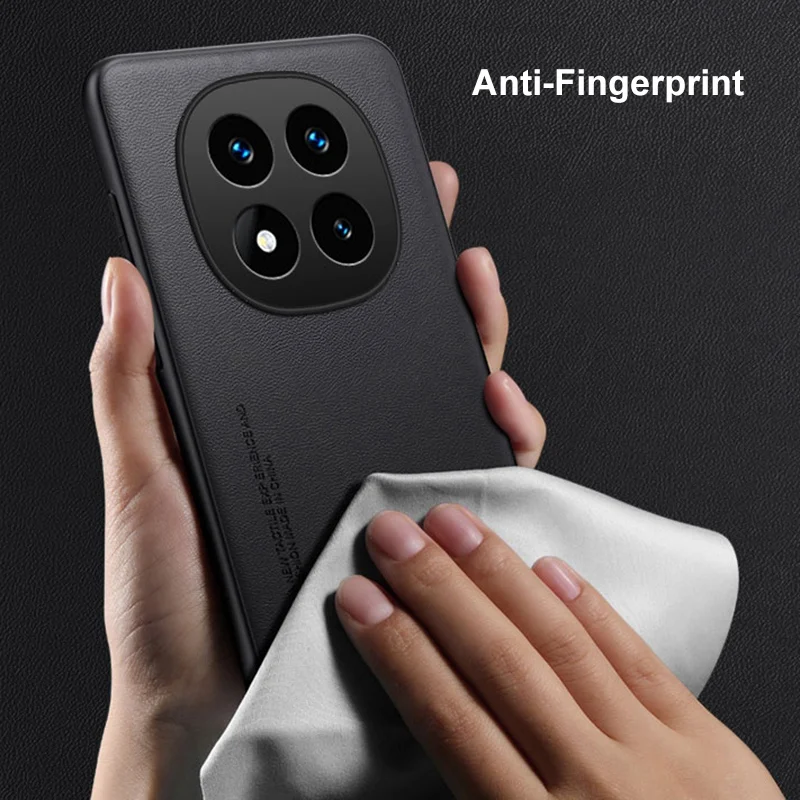 Luxury PU Leather Case For Xiaomi Redmi Note 14 Pro 5G Back Cover Silicone Full Protection Phone Case For Redmi Note14 Pro 14Pro 5