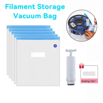 3D Printer Filament Storage Bag Kit Prevent and Monitor Moisture PLA ABS Storage Dry Bags Dryer Box