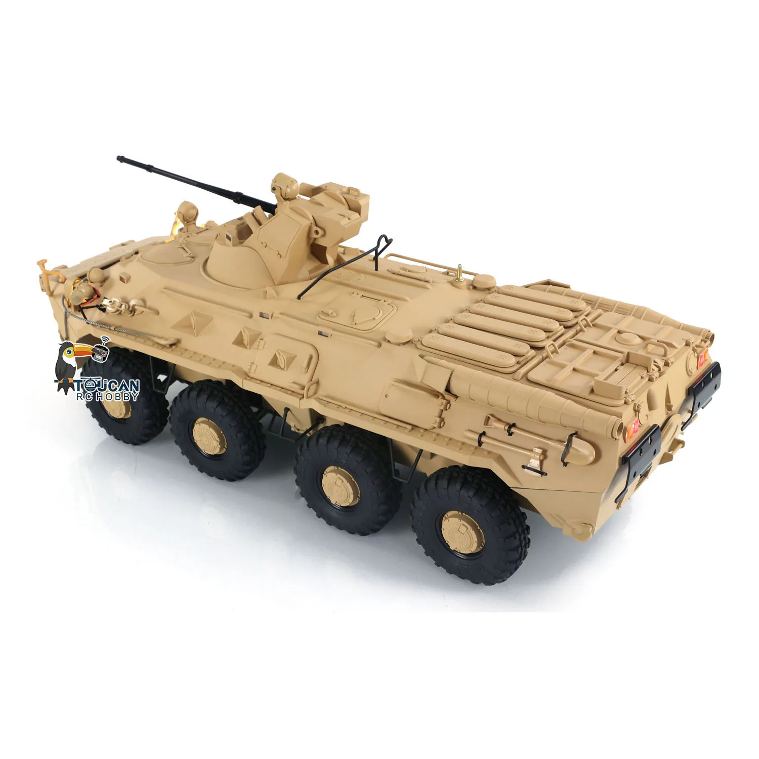 CROSSRC BT8 1/12 8X8 RTR RC Armored Transport Amphibious Vehicle Painted Radio Control Military RC Car Light Sound System Toys 4