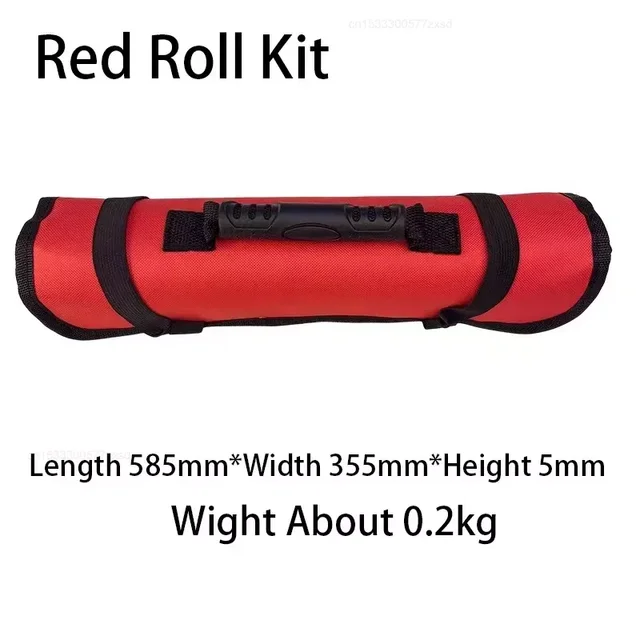 Multifunction Roller Tool Bags Oxford Canvas Practical Handles Bags Chisel Electrician Carrying Toolkit Instrument Package Case 4