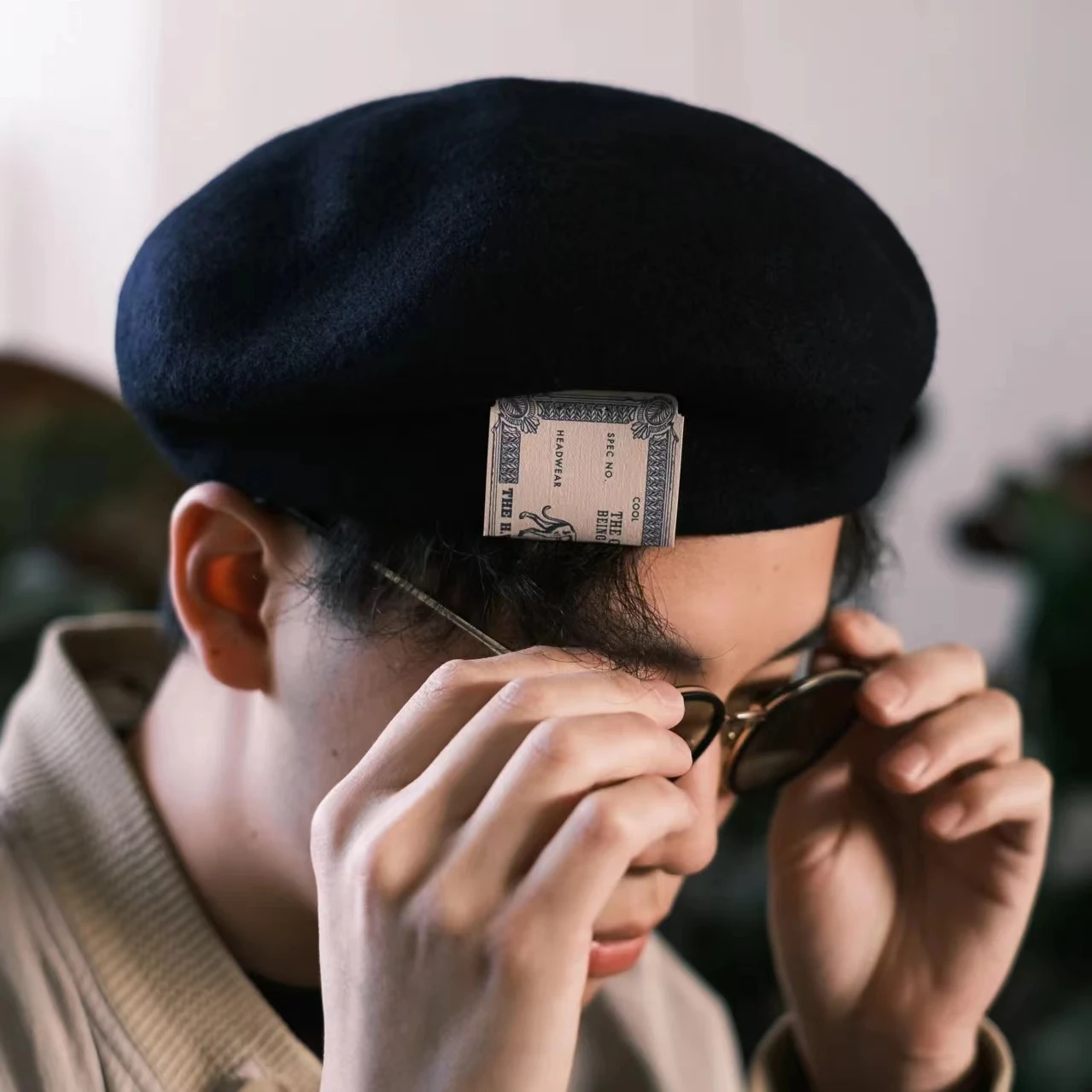 

HW D0G wool beret