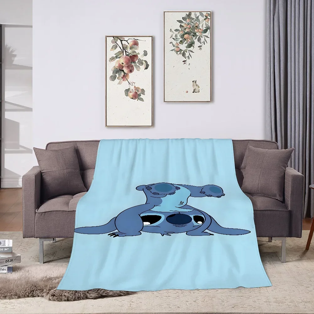 Stitch Roboca Poly Black Pink Plaid 200 X220 Microfiber Blanket Sofa Custom Cobija Original Corinthians Shirt Curious George 3