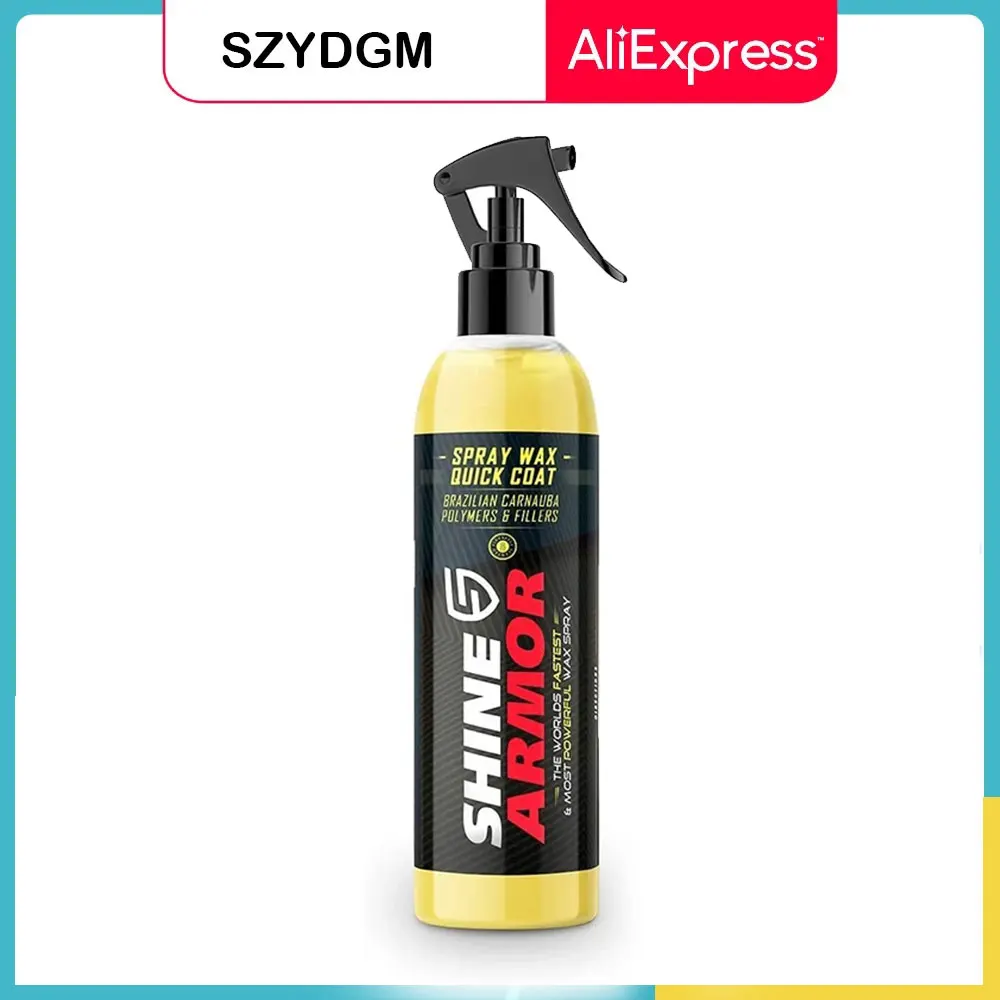 Shine Car Wax with Carnauba Wax - Liquid Spray Wax for Car - Hybrid  Hydrophobic Car Polishing Spray Car Sealant - AliExpress