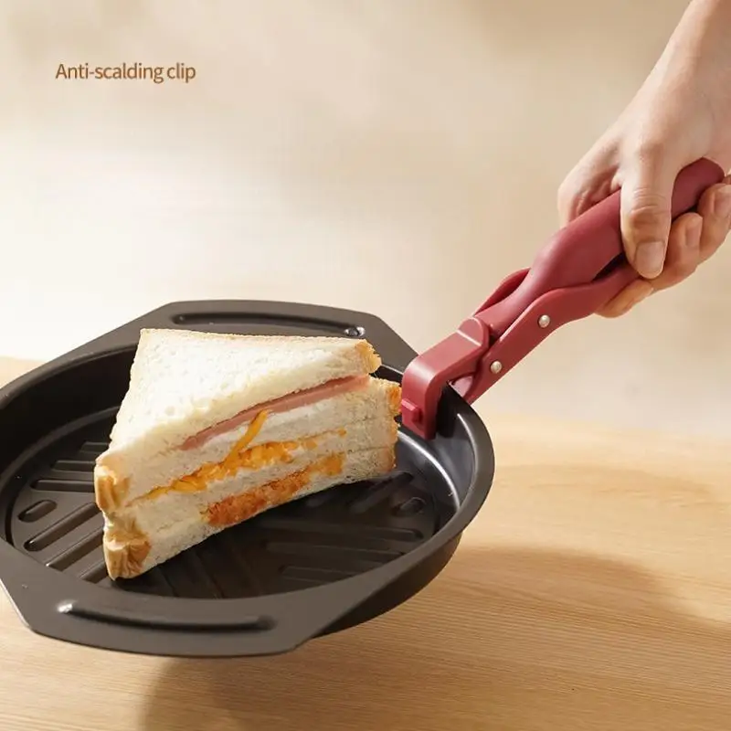 Creative Silicone Anti Scalding Tray Holder Bowl Holder Multifu Tray Holder Anti Slip Home Kitchen Silicone Anti Scalding Clip