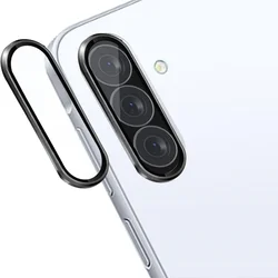 Premium Metal Camera Protector for Samsung Galaxy 5G - Alloy Ring Lens Glass Back Cover (Black)