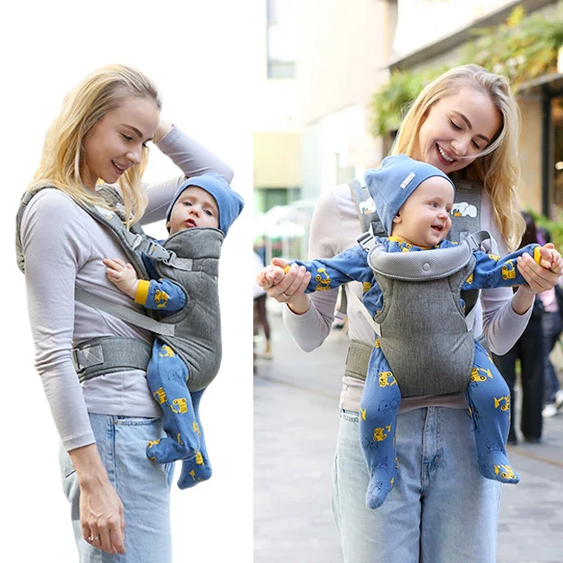 Baby Carrier Baby Straps 4-in-1 Baby Carrier Strap Multifunctional Convertible Washable Ergonomic Lumbar Stool