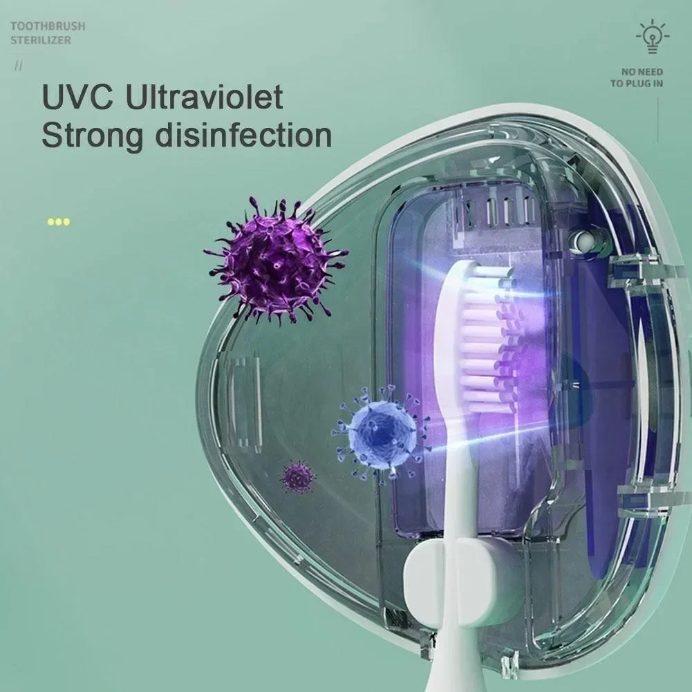 UV 미니 휴대용 칫솔 살균기 UV 박스 여행용 개인 살균기 칫솔 홀더 UV 소독기 자외선 치과용