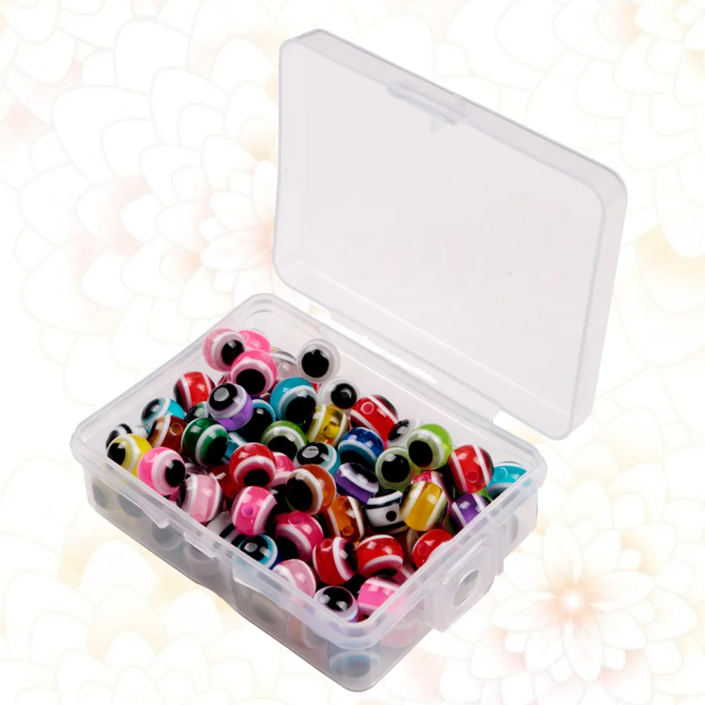 

100 PCS/ Bead Blocking Lure Fisheye Bean Fishing Lures Replacement Dip Net Bags Artificial Eyes