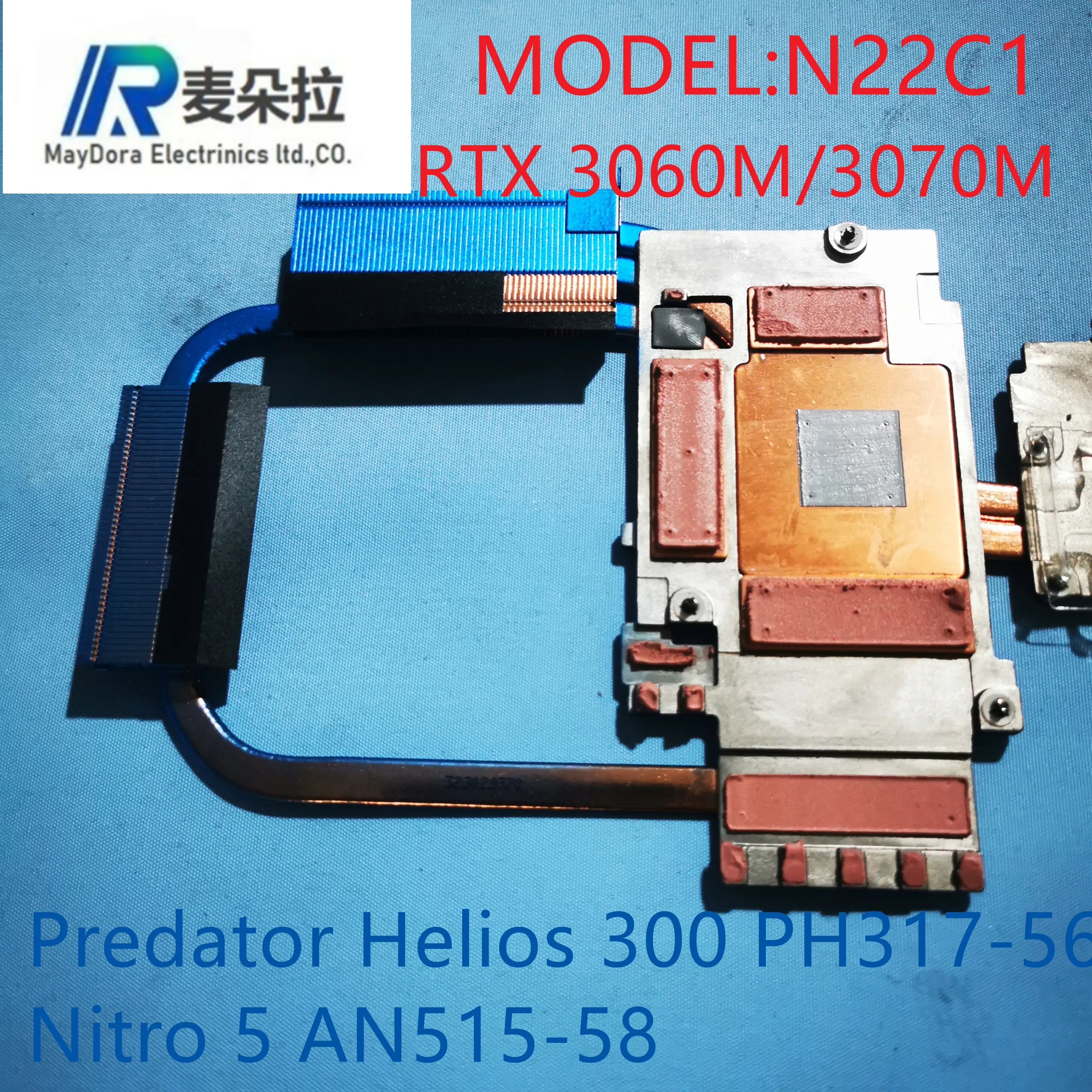 Dissipador de Refrigeração Térmica do Portátil Apto para Acer Predator Helios300 Ph31555 Nitro5 An515-58 An51546 Série N22c1 Nh.qfmaa Nx.abraa - Imagem 5