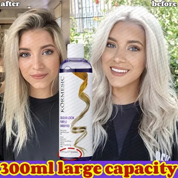 Professional Purple Shampoo Professional Yellow Removal Post Dyeing Gray Hair Care Bleached Highlighted Shampoo Revitalize 300ml 1