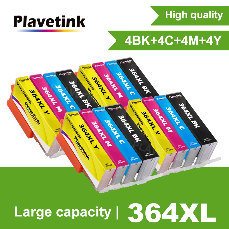 Cartuccia Di Inchiostro Per Stampante Plastetink Per Hp364 364Xl 364 Xl Compatibile Per Hp Photosmart 5510 5515 6510 B010 B109 B209 Deskjet 3070A