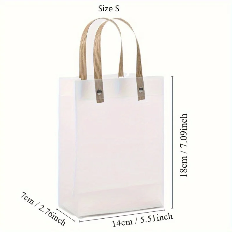 3pcs, Clear Tote Bags for Jewelry Packaging Cosmetic Storage, Perfect Gift Bags for Weddings