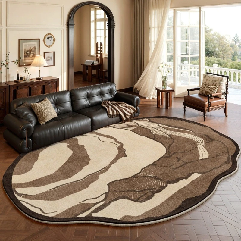 Retro Irregular Plush Rug 1