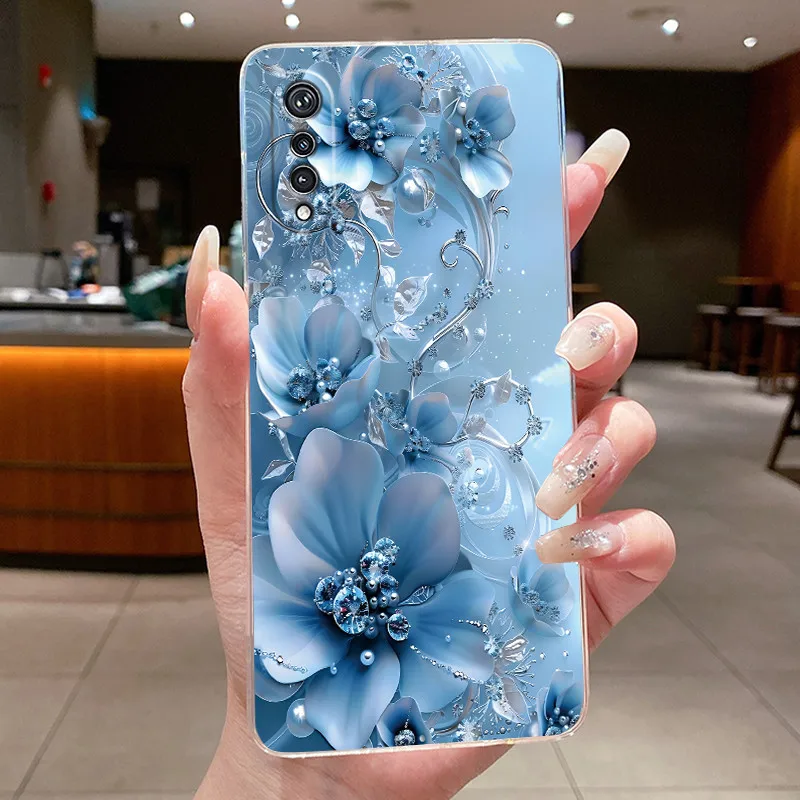 Elegant Butterfly Bow Transparent Soft TPU Phone Case - Protective Thin Silicone Cover