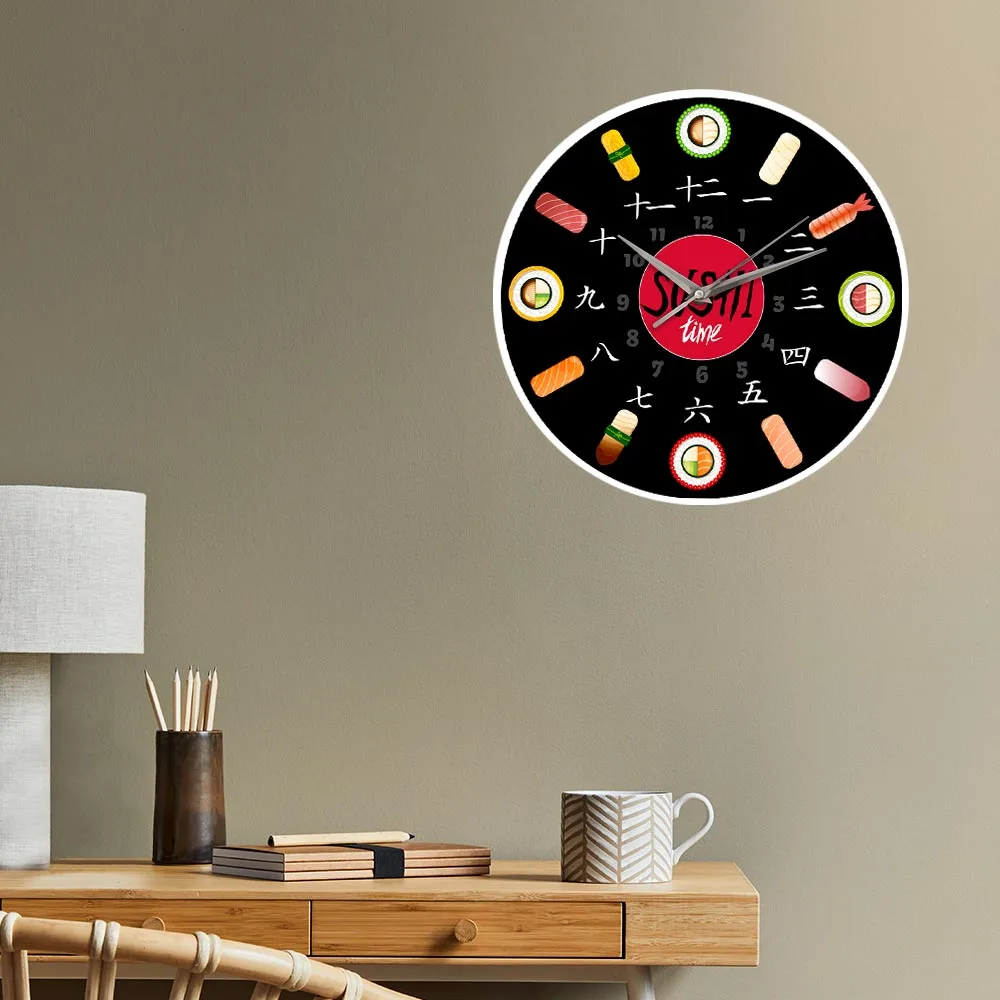 relógio japonês de parede com design moderno
