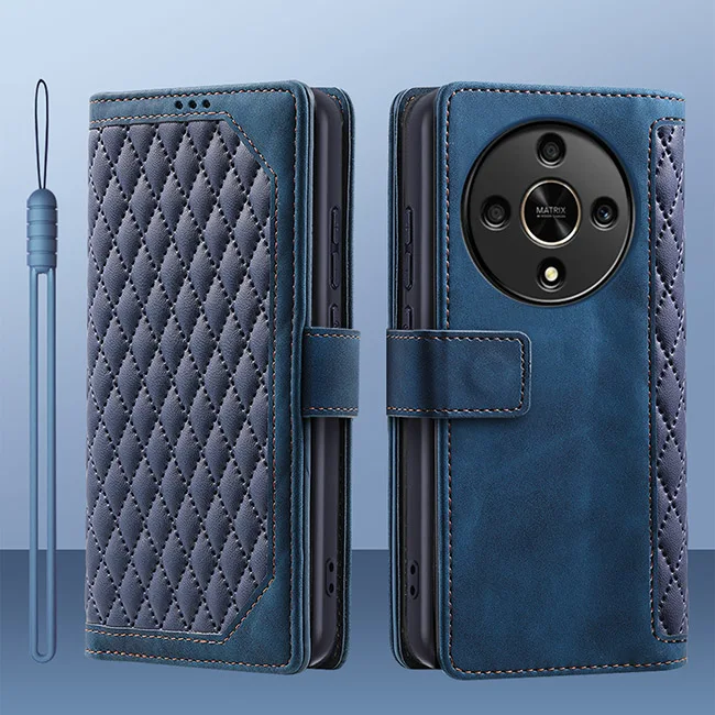 حافظة لهاتف HONOR X9b فتحة للبطاقات محفظة فاخرة مح...