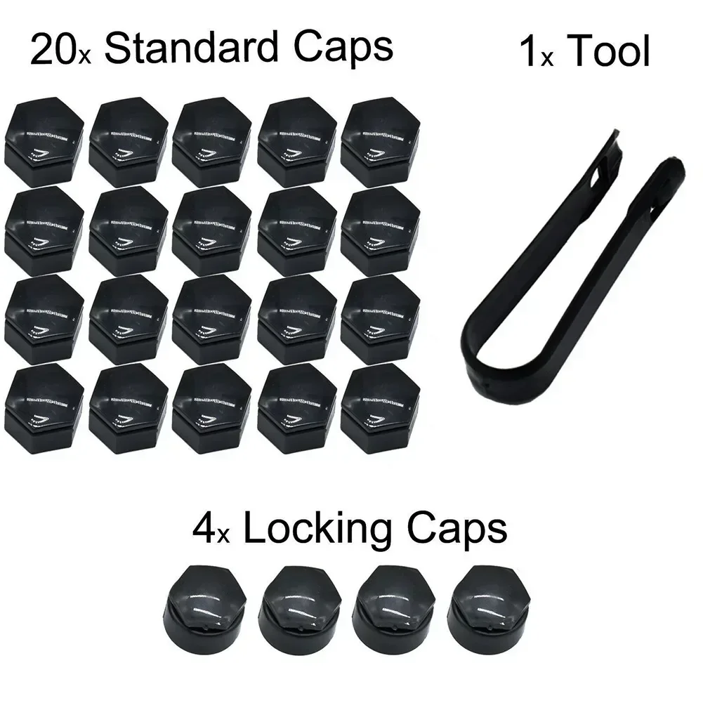 wheel nut caps 24 PCS for Vauxhall Insignia Opel Insignia 2010-