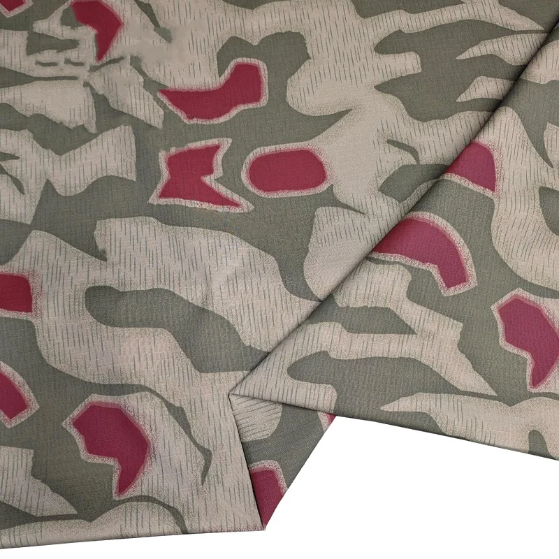 West German BGS Sumpftarn Camouflage Fabric Nylon Cotton Swamp Pattern Ripstop Durable Cloth Tactical Uniform Hat DIY Material 2