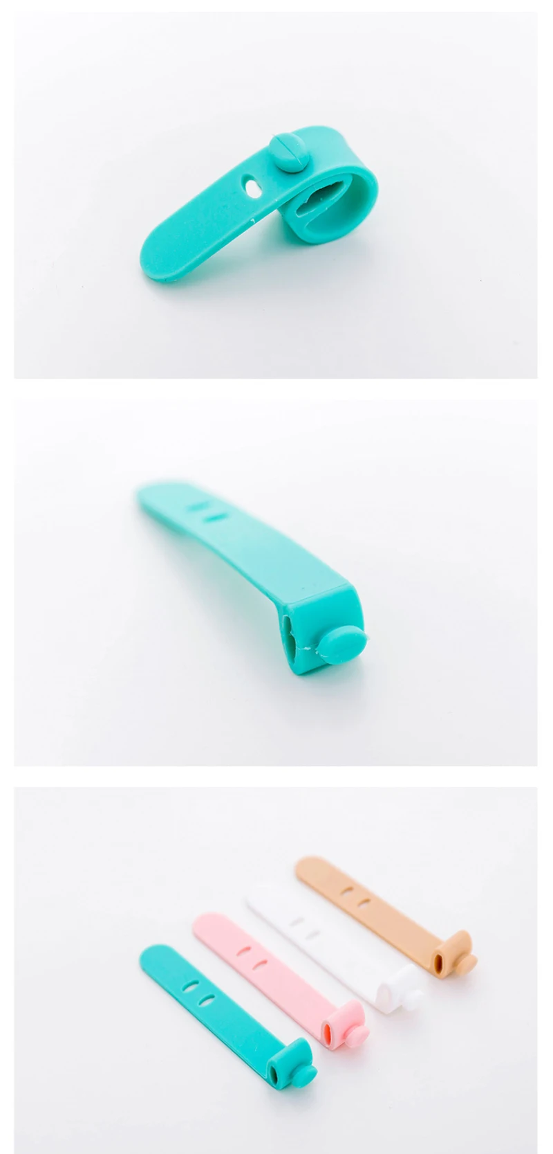 Description Picture 6 of itemCable Winder Ties Silicone Cable Organizer Wire High Quality Wrapped Cord Line Storage Holder For Phone Earphone MP4 Ties