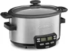 NEW MSC-400 3-In-1 Cook Central 4-Quart Multi-Cooker: Slow Cooker, Brown/Saute, Steamer, Silver 3