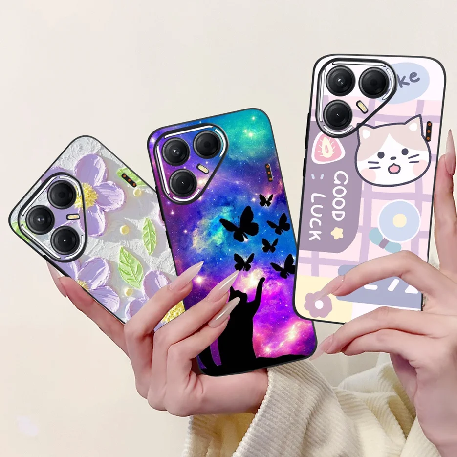 Stylish Painted Soft Silicone Phone Case Cover