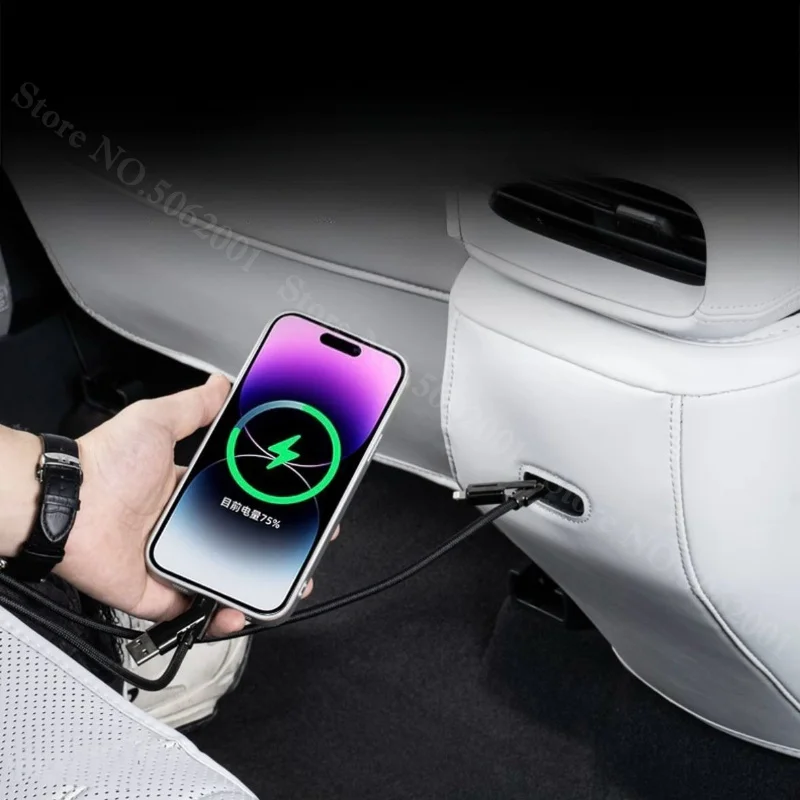 Xpeng G6 2025 2026 가죽 방수 방오 뒷좌석 킥 방지 패드 자동차 시트 백 킥 보호대 인테리어 액세서리