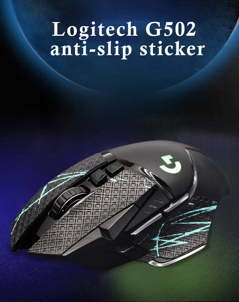 Anti Slip Mouse Grip Tape Skate Handmade Sticker Personalize Matte Material For Logitech G502