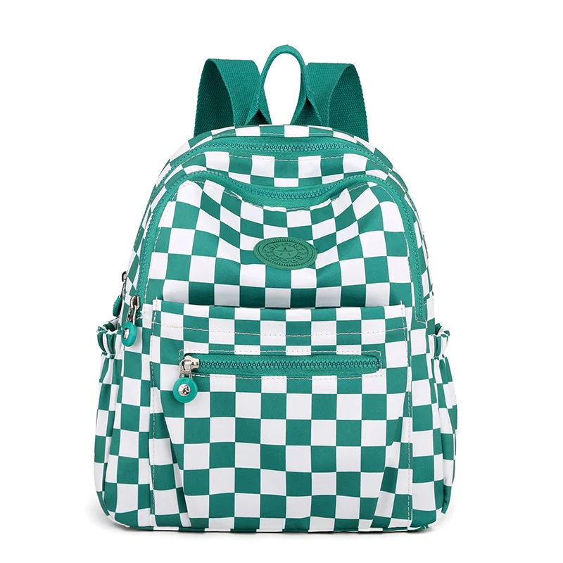 Women's backpack 2022 new fresh and sweet Oxford cloth backpack fashion leisure light travel schoolbag
