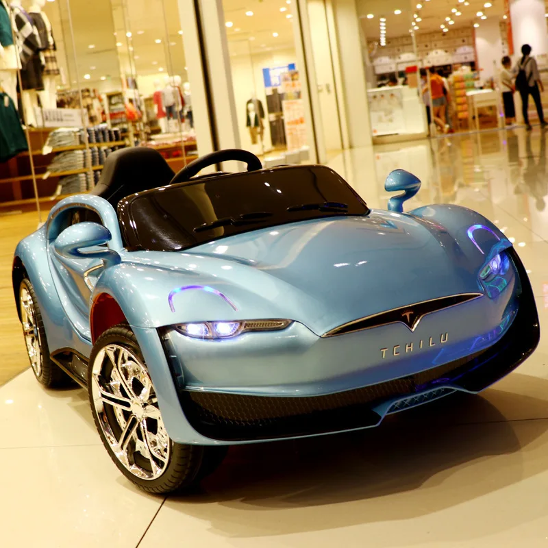 Children's Electric Car Fourwheel Remote Control Car Dualdrive Baby Charging Toy Stroller Rc