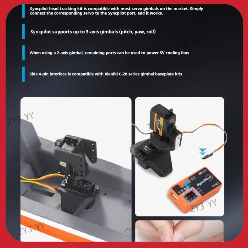 Accessoires FPV pour Lunettes - Ventilateur VTX, Récepteur, Head Tracker