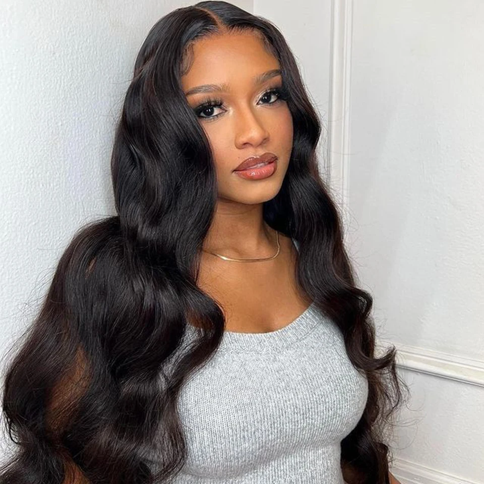 

Body Wave Human Hair Lace Wigs For Women Natural Color Can Be Dyed Glueless 13x4 HD Lace Body Wave Lace Front Wig Preplucked 1B