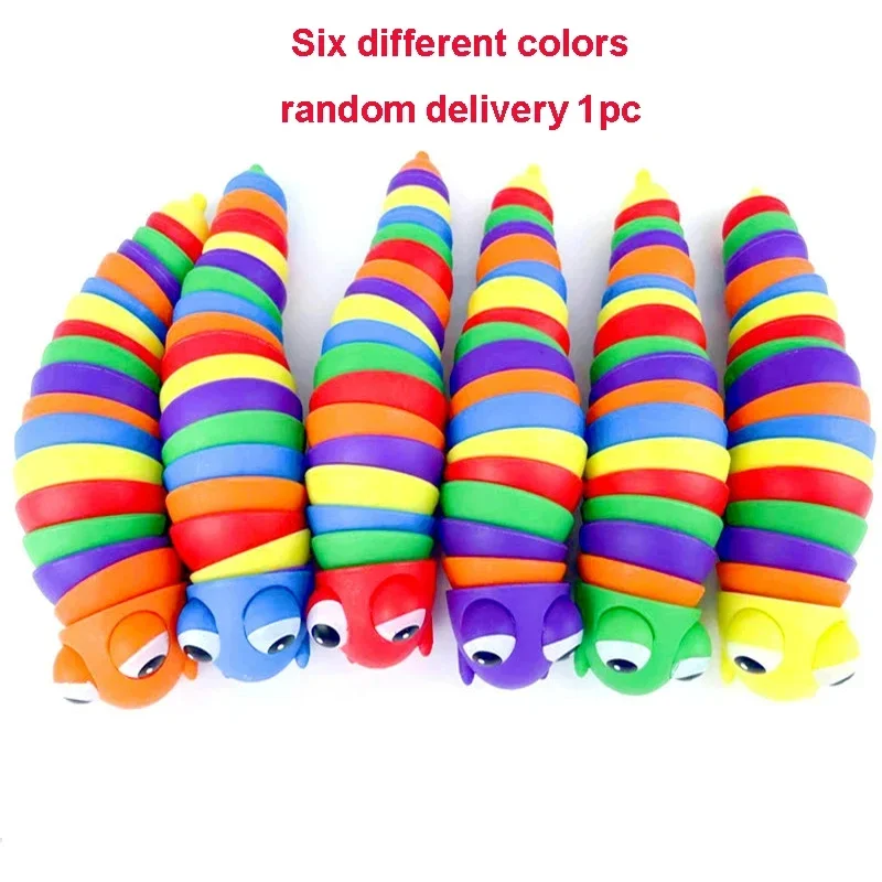 Stress Reliever Toys  Fidget Toys Children Adult Slug Puzzle Peristalsis Funny Lobster Anti Stress Squishy Toy 2024 Hot Sale 5