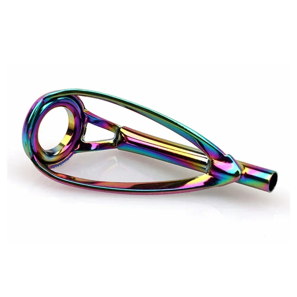 5Pcs Fishing Rod Tip Guides Repair Kit DIY Stainless Steel Frames Ceramic Ring Spinning Casting Fishing Rod Tackle Tool