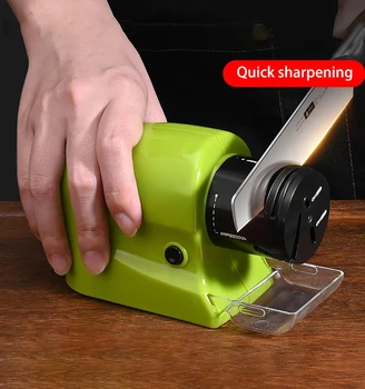 New fast knife sharpening products, home electric/manual knife sharpener automatic professional knife scissors cutting tools 1