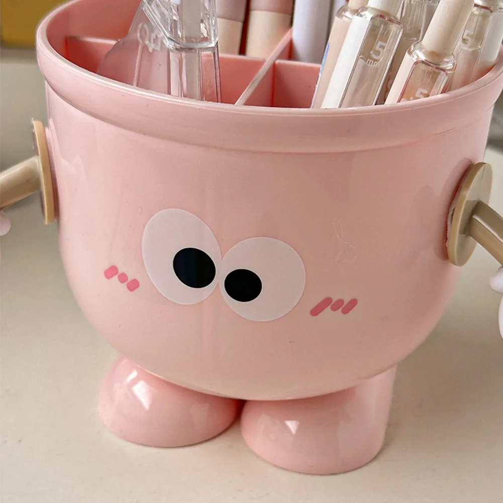 New Multipurpose Pen Holder Cartoon Multifunction Desktop Organizer Stationery Plastic Desk Storage Holder