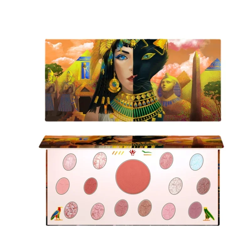 

Eye Shadow Plate Crispy with Rice Filling Eyeshadow Shimmering Powder Shimmer Sequins Niche New Style Cheap