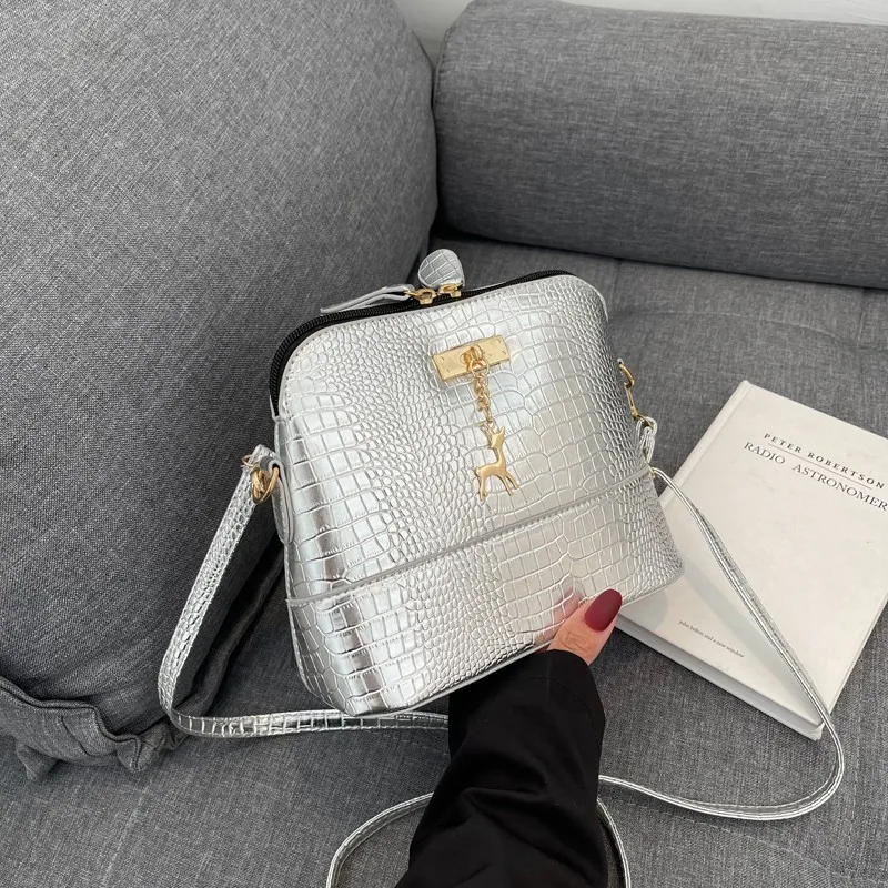 

2023 New Stone Leather Women Shoulder Bag Luxury Designer Ladies Crossbody Bag Cheap Female Casual Tote Bag Shell Messenger Bag