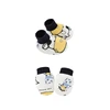 2 Pair Baby Newborn Soft Cotton Face Protection Gloves Foot Cover Set Anti Scratch Mittens Socks Kit for Toddlers Boys 5