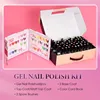 ROSALIND Gel Nail Polish Set 60 Colors Semi Permanent UV Gel Varnish With Colors Card Book Soak Off Nail Lacquers Base Top Coat 5