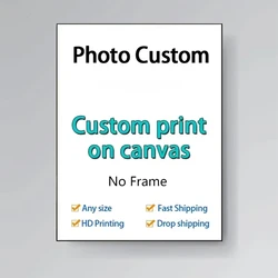 Personalized Character Custom Posters and Canvas Prints: The Ideal Gift - 50x75cm (Only canvas)