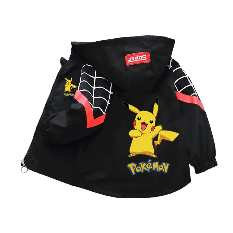 thumbnail image 1 of Chaquetas nuevas de primavera y otoño para niños y niñas, abrigo de manga larga con estampado de la Patrulla Canina, abrigo de Pokémon de Hello Kitty, primavera y otoño, 2024, 1 of 5