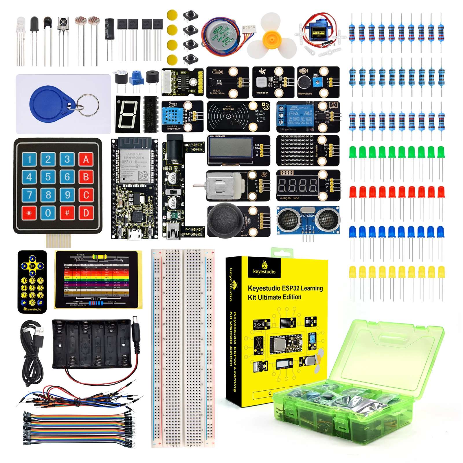 Keyestudio-Ultimate-ESP32-Learning-Starter-Kit-117-Project-Tutorials ...