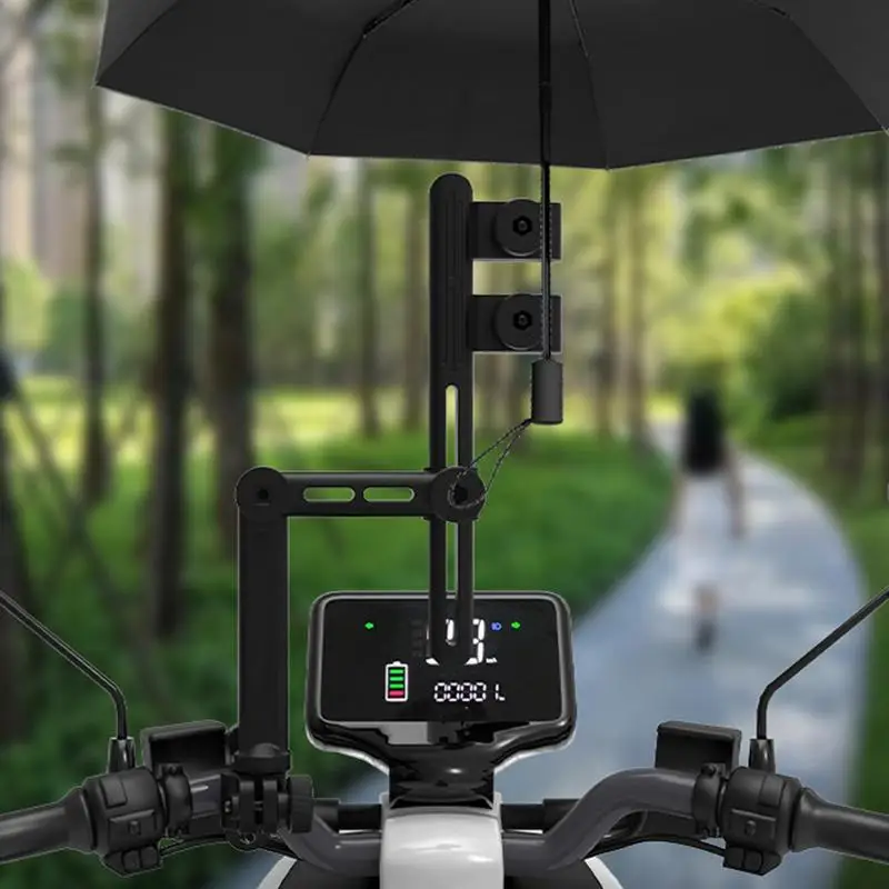 Stroller Umbrella Attachment Adjustable Stroller Umbrella Holder Multifunctional Golf Cart Holder Handle Bar Mounted