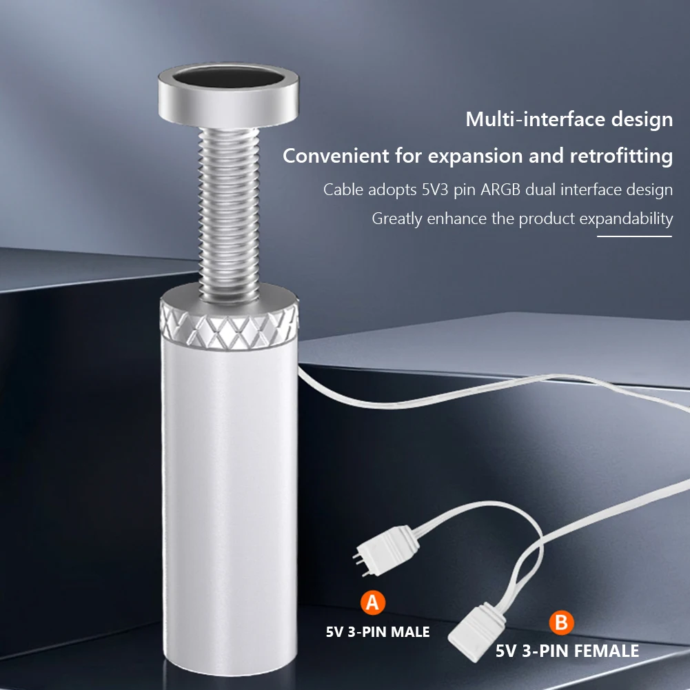 Graphics Card Brace ARGB GPU Support Bracket 5V 3Pin Universal - Main Image