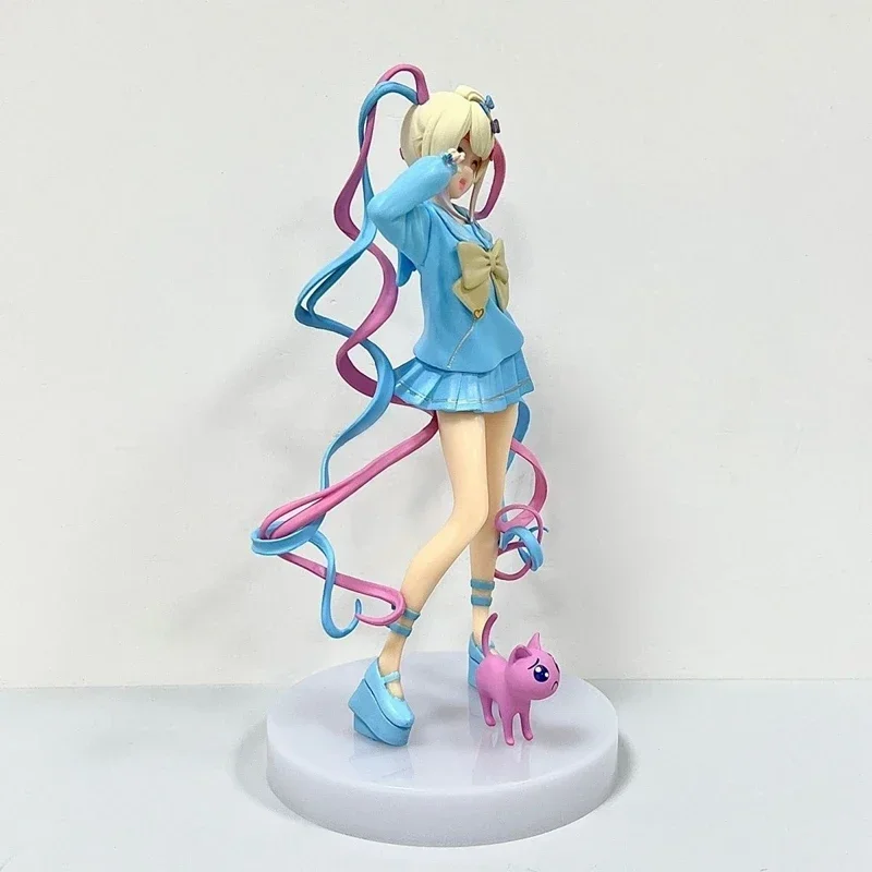 

Ornaments Toys Needy Girl Overdose Anime Figure Pop Up Parade KAngel Action Figures Virtual Uploader PVC Collection Model