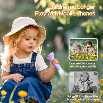 Microscope numérique 1000x pour enfants, écran IPS de 2 pouces, objectif optique 2MP avec caméra et fonction vidéo, cadeau de noël et d'anniversaire 2