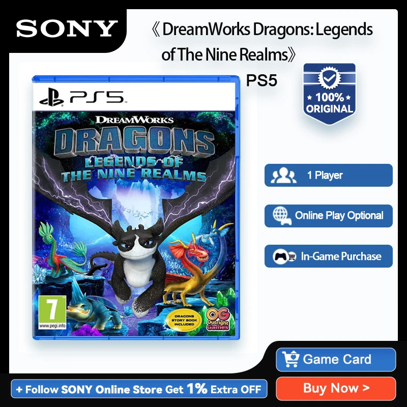 Playstation 4 Jogo Ps4 Jogo Dreamworks Dragões Lendas Dos Nove Reinos  Gênero Ação Rpg Com Ps Mais Condução Corrida Ps4 - Ofertas De Jogos -  AliExpress