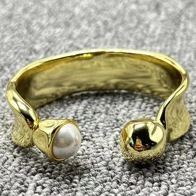 

2023 New UNOde50 Fashion Silver 925 14K Exquisite Four Colors Beaded Bracelet Button Holiday Gift