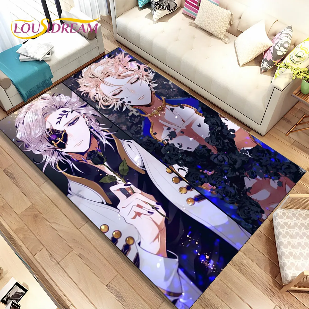 

Anime,Record of Ragnarok,Cartoon Area Rug,Carpet Rug for Home Living Room Bedroom Sofa Doormat Decor,Kid play Non-slip Floor Mat