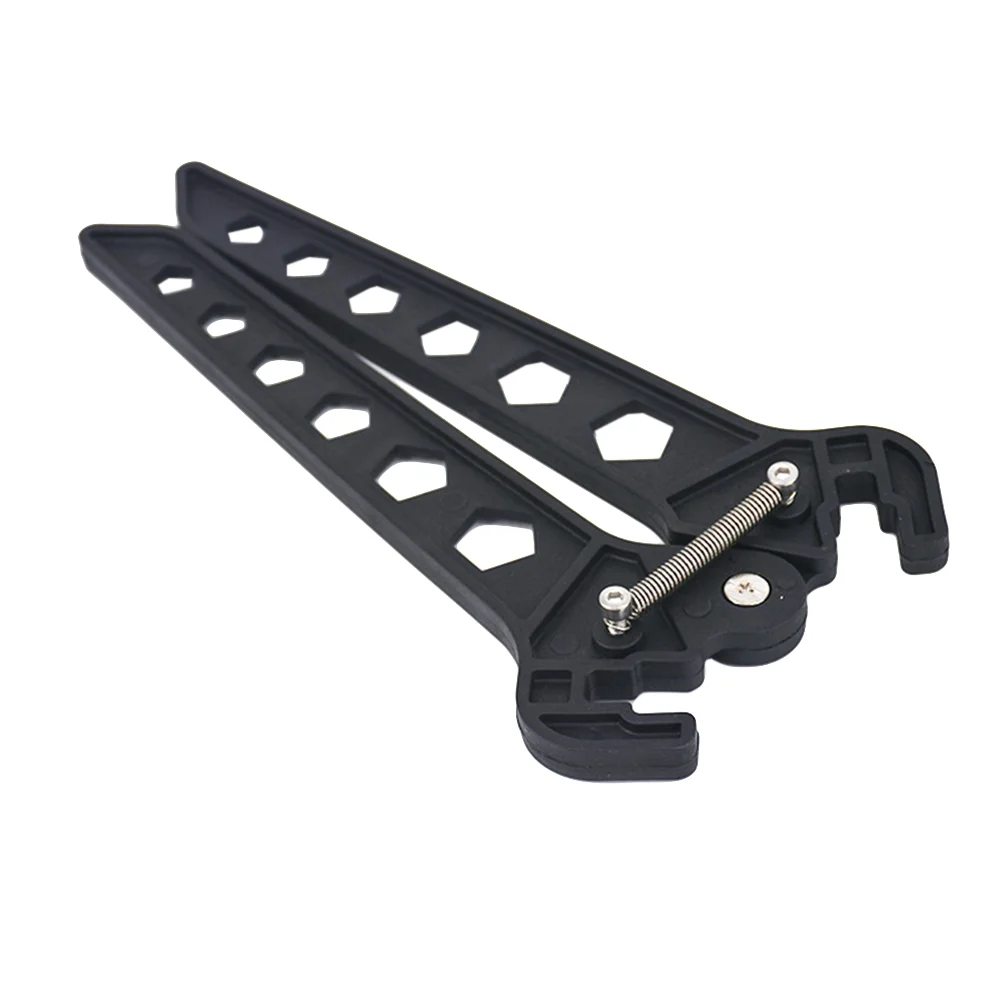 

Black Archery Bow Kick Stand Holder Legs For 3D Shoot Range Hunting Compound Bow Support Shelf Kickstand
